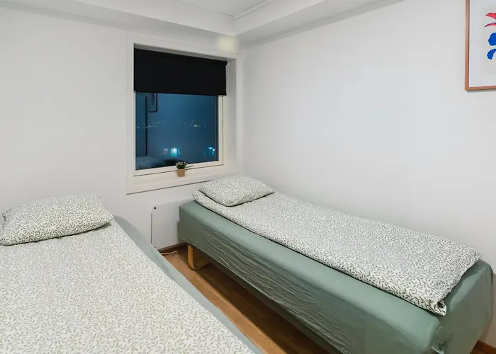 Apartmán Cozy Aurora View - Entire 3-bedroom Fully Furnished Near Centre Tromsø
